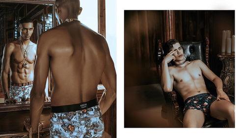 内裤广告视频男,男生展现自信风采